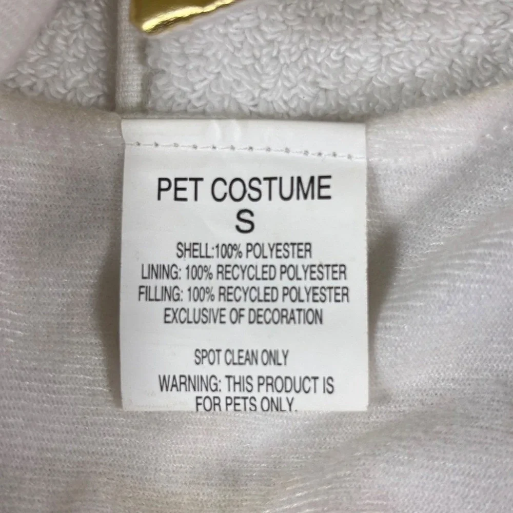Boxer Pet Costume Small Gold Red Champ Dog Cat Halloween Athlete Funny Boxing